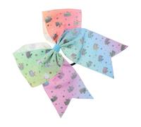 FUNOMOCYA Élastique à Cheveux Grosse Boucle en Tissu pour Fille, Maintien Ferme et Élément Décoratif pour Anniversaires et Showers