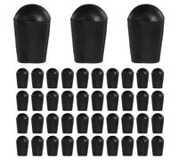 FUNOMOCYA Embout Protecteur pour Cintre 3, 5mm Rond Noir, 100 Pièces Pvc