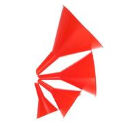 FUNOMOCYA Ensemble de 4 Entonnoirs Automobile en Plastique Résistant, Entonnoirs à Large Ouverture pour Carburant D'huile Mains, Kit Multi-usages pour Voiture et Moto, pour Ravitaillement