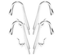 FUNOMOCYA Ensemble de 4 Robinets Miniatures pour Maison de Poupée, Accessoires Décoratifs en Plastique Argenté, Mini Robinet Cuisine et Salle de Bain, Ornement Réaliste pour Décor Miniature