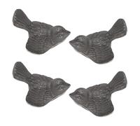 FUNOMOCYA Ensemble De 4 Ustensiles De Cuisine En Fer Pour Les Végétaliens En Forme D'Oiseau Pour Lutter Contre La Carence En Fer Fabriqués En Fonte Ces Ustensiles De Cuisine