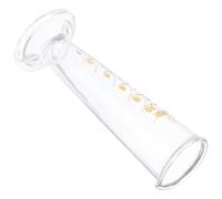 FUNOMOCYA Eprouvette Graduée Verre 10ml pour Laboratoire, Gadget de Laboratoire Polyvalent Bec Verseur Large pour Dosage Facile Couleur Aléatoire