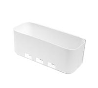 FUNOMOCYA Étagère Murale Polyvalente en Blanc Organisateur de Rangement pour Armoire Panier à Tiroir Coulissant Installation sans Perçage Cuisine et Salle de Bain Lot de 1 Set