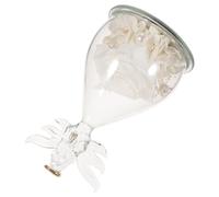 FUNOMOCYA Fleur Éternelle sous Cloche Verre Décoration pour Saint Valentin Romantique Fleurs Préservées pour Maison et Bureau