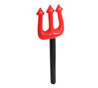 FUNOMOCYA Fourche Gonflable Rouge PVC Accessoire de Costume Diable et Sûr Décoration de Fête Halloween Photo pour Performances et