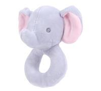 FUNOMOCYA Garçon Fille Peluche Éléphant à Saisir Hochet à Secouer Grip Doux pour Nourrissons Développement Sensoriel et Motricité Fine Couleur Vive pour Garçons et Filles
