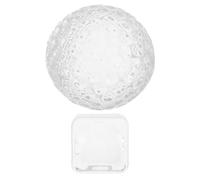 FUNOMOCYA Golf Medal with Transparent Crystal Sphere Holder Trophy Desktop Decor for Golf Enthusiasts Compact Office Display Accessory with Base
