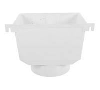 FUNOMOCYA Gouttière Pvc 160mm Entonnoir de Descente pour Récupérateurs D'eau de Pluie, Raccord de Drainage Résistant la Corrosion, Adaptateur Compatible Système de Récupération Eau Pluie,