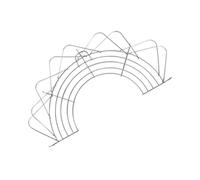 FUNOMOCYA Grille de Cuisson Vapeur en Acier Inoxydable 2pcs, Support à Huile Pliable Demi-cercle, Ustensile Cuisine Pratique Cuisine et Hôtel