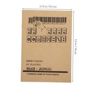 FUNOMOCYA Guide Apprentissage Complet Mahjong Chinois avec Règles Détaillées et pour Débutants et Manuel Instruction Mahjong