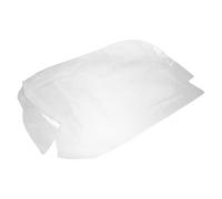 FUNOMOCYA Housse de Dossier de Chaise Facile à Nettoyer pour Salon de Coiffure et Barbier en Plastique Transparente Taille 62,5x34cm, Protection Moderne pour Fauteuils