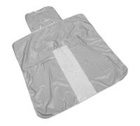 FUNOMOCYA Housse de Scooter Imperméable Grosse Taille Fermeture Éclair, Résistante au Soleil la Poussière, Couverture de Moto Extérieure en Gris, Protection Pluie et UV pour Moto