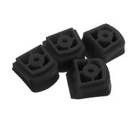 FUNOMOCYA Inline Skate Brake Replacement 4pcs Universal Skate Brake Accessory, Rubber Black Brake Block Pad, for Roller Skating Shoes and Inline Skates, Adults, Outdoor Skating