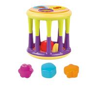 FUNOMOCYA Jeu de Construction Éducatif pour Garçon Fille Chaise de Jeu Combinée avec Blocs Cylindriques Éveil Précoce pour Coordination Main-œil Développement Logique et Sens Spatial