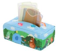 FUNOMOCYA Jouet D'éveil Sensoriel Bébé en Tissu, Boîte à Mouchoirs à Tirer pour Tout-petits, Stimule Motricité Fine et Sens, pour Développement et Apprentissage