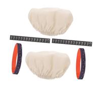 FUNOMOCYA Kit Accessoires pour Bocal à Levain avec Couvercle Toile Bande de Marquage Date et Thermomètre Autocollant de Fermentation pour Suivi Précis