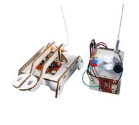 FUNOMOCYA Kit de Construction Télégraphe en Bois à Assembler Soi-même 2 Pièces Scientifique Éducatif pour Garçon et Filles Matériel de Projet Scientifique Ludique