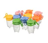 FUNOMOCYA Kit D'observation des Insectes 10 Pièces en Plastique avec Couvercle Rabattable, Conception Portable pour Jeunes Explorateurs et Découverte Nature