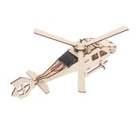 FUNOMOCYA Kit Hélicoptère Solaire Bois à Monter Soi-même Jouet Scientifique Expérimental pour Garçon Fille Kit Expériences avec Maquette Avion