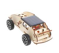 FUNOMOCYA Kit Scientifique Solaire pour Garçon Fille DIY Bois à Assembler Voiture Solaire Éducative pour Garçons et Filles Expérience Scientifique Ludique et Développement