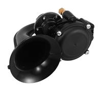 FUNOMOCYA Klaxon de Voiture Électrique 12v/24v, Double Tonalité Puissante, Compatible Camions et Engins de Chantier, Kit Corne de Brume pour Signal Sonore Sécurité Routière