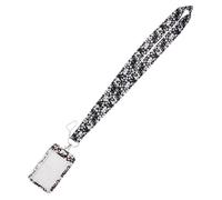 FUNOMOCYA Lanière De Téléphone À Motif Floral Romantique Porte-Cartes Porte-Badge pour Le Travail Lécole La Carte Didentité La Carte De Bus La Carte Détudiant Utilisation Professionnelle