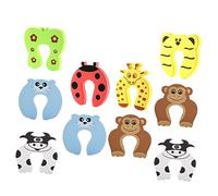 FUNOMOCYA Lot de 10 Butées de Porte en Eva Petite Taille, Cale Protectrice Anti-pincement Cartoon, Bloque-Porte Multi-usages pour Maison, Bureau et Chambre Bébé Style Aléatoire