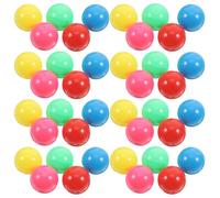 FUNOMOCYA Lot de 100 boules de comptage en plastique colorées 20 mm creuses pour exercices de probabilité mathématique et piste de billes, jouet éducatif pour les élèves du primaire