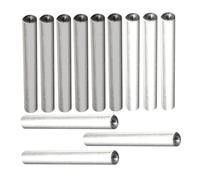 FUNOMOCYA Lot De 12 Tiges En Aluminium Pour Électroaimants Bobines Fer Pièces De Chauffe-Eau De Précision Tiges D'Expérimentation Électromagnétique Pièces D'Électrolyse De