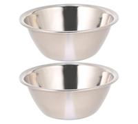 FUNOMOCYA Lot de 2 bols à en acier inoxydable 304 épais, 12 cm, résistants à l'iode, réutilisables, pour utilisation en hôpital