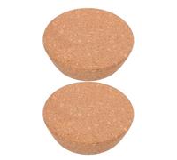 FUNOMOCYA Lot de 2 Bouchons en Liège Coniques 110x90x30mm, Bouchons de Bouteille Réutilisables pour Dame-jeanne et Carafes, Étanches, Accessoire Vin pour Conservation et Scellage