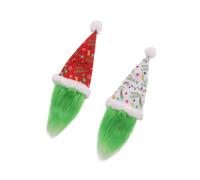 FUNOMOCYA Lot De 2 Charmantes Guirlandes Lumineuses Pliables pour Bouteille De Vin Décoration pour Fête De Noël Jolies Housses De Bouteille Sûres Et Robustes