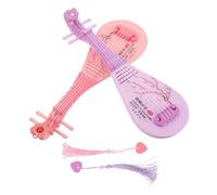 FUNOMOCYA Lot De 2 Instruments De Musique pour Enfants Luth Pipa Chinois Style Vintage Accessoires Vestimentaires Hanfu Musical Ornement Photo Instrument De Simulation Ornement