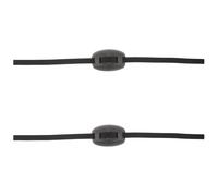 FUNOMOCYA Lot De 2 Mentonnières Rembourrées Pour Casque De Hockey Protection Du Menton Couleur Noire