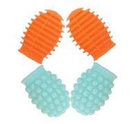 FUNOMOCYA Lot De 2 Paires De Baguettes De Batterie Manchons De Protection Embouts D & # 39 Entraînement Silencieux Manchons De Protection De Tête De Baguette Embouts De Sourdine