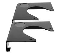 FUNOMOCYA Lot de 2 Protections d'angle Noires en Plastique pour Table de Billard Accessoires Renforçant Les Coins Compatibles Billard Américain et Snooker pour Salle de Jeux