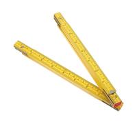 FUNOMOCYA Lot De 2 Règles Pliantes En Bois Avec Graduations Métriques Idéales Pour Le Travail Du Bois Ces Règles De Poche De Type Métrique Et À Calcul Sont Disponibles En Jaune Elles
