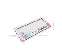 FUNOMOCYA Lot De 3 Porte- en Bois pour Anniversaire Boîte À Cartes Porte- Enveloppe Portefeuille À Faire Soi-Même pour Fête d'anniversaire