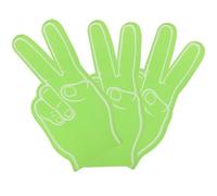 FUNOMOCYA Lot de 3 Sifflets en Mousse EVA pour Doigts Verts Accessoires de Fête Légers et Réutilisables Mains de Pom-Pom Girl pour Événements Sportifs et Matchs de Football Américain