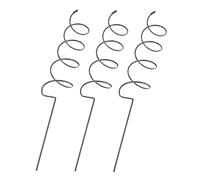 FUNOMOCYA Lot de 3 Tuteurs en Spirale pour Plantes Grimpantes et Tomates - Support de Jardin en Acier Solide - Piquets Réglables pour Extérieur, Balcon et Pot - Tuteurs Spirale pour Légumes