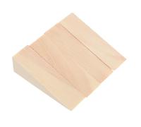 FUNOMOCYA Lot de 4 Butoirs de Porte Artisanaux en Bois Cale de Porte Triangulaire 10X3X3 CM Protection Murale et Sol Usage Domestique et Professionnel