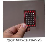 FUNOMOCYA Lot De 5 Cartes De Lecture Mentale Numériques Tours Télépathiques Cartes À Jouer Télépathiques Numériques Jouets De