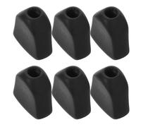 FUNOMOCYA Lot de 6 Boutons D'accordeur Noirs pour Mécaniques de Guitare Classique Capuchons de Chevilles D'accordage en Plastique Remplacement Précis pour Guitare Électro-acoustique