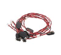 FUNOMOCYA Lot De 8 Câbles Pour Boîtier De Pile 9V Avec Clip Et Boucle De Fixation Connecteur Pour Pile 9V De Type I