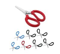 FUNOMOCYA Lot De 8 Ciseaux en Métal pour Maison De Poupée Ciseaux De Travail pour Maison De Poupée Décorations Miniatures Modèles De Couture