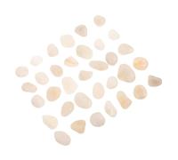 FUNOMOCYA Lot de Galets Blancs Naturels Graviers Décoratifs pour Aquarium et Jardin Pierres Polies pour Aménagement Paysager et Décoration de Bassin