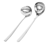 FUNOMOCYA Louche à Sauce Acier Inoxydable Avec Bec Verseur Long Manche Cuillère à Sauce Polyvalente Pour Cuisine Maison Et Restaurant Ustensile De Service Pratique Steak Et Gravy