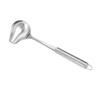 FUNOMOCYA Louche à Sauce Inoxydable Avec Bec Verseur Petite Taille, Cuillère à Soupe Métal Solide, Ustensile La Cuisine Polyvalent Pour Restaurant Et Usage Domestique