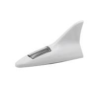 FUNOMOCYA Lumière Avertissement LED Solaire Antenne Aileron Requin avec Capteur Intelligent et Mode Clignotant Lampe de Étanche pour Voiture Blanc