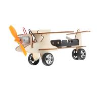 FUNOMOCYA Maquette Avion Bois DIY Modèle Planeur Simulé Éducatif pour Garçon Fille Jeu Artisanat Manuel Développement des Compétences Pratiques et Cognitives